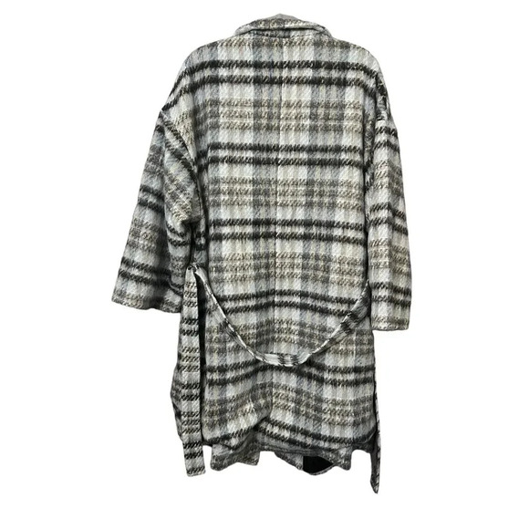 Apparis Sadia Jacket Plaid Collared Neck Size XXL - Picture 7 of 7